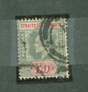 Straits Settlements #121 Used Single