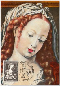 48325 - BELGIUM - MAXIMUM CARD - 1970 - ART / CHRISTMAS-