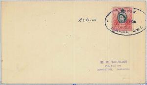 POSTAL HISTORY  cover  -  JAMAICA 1956 : ALBION