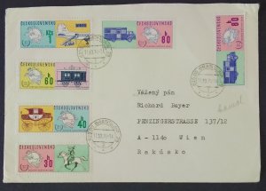 Envelope, 1974, Postal Centennial, set of six