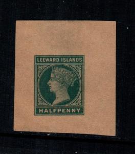 Leeward islands  MH cat $ envelope square