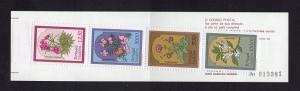 Portugal Madeira   #90-93a   MNH 1983  local flora  booklet