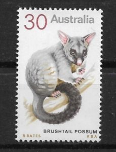 1974 Australia 568 30¢ Brush Tailed Possum MNH