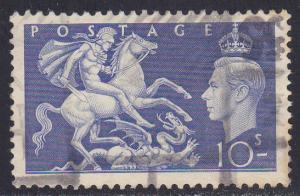 Great Britain # 288, St. George Slaying the Dragon, Used, 1/3 Cat