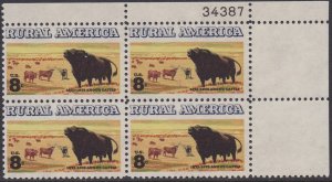 1504 Cattle Plate Block MNH