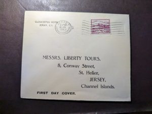 1943 England British Channel Islands Cover FDC Jersey St Helier CI Local Use