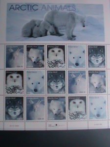 ​UNITED STATES-1999-SC#3288-92  LOVELY ARCTIC  ANIMALS MNH FULL SHEET - VF