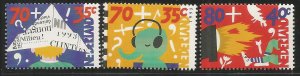 NETHERLANDS  B674-B676  MNH, CHILDREN AND THE MEDIA