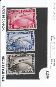 Germany: Sc # C35-C37, used (52299)