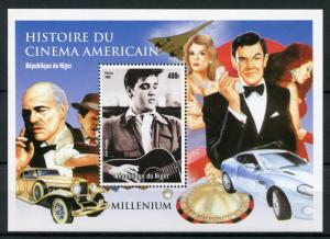 Niger 1998 MNH Elvis Presley History of American Cinema 1v S/S Music Stamps