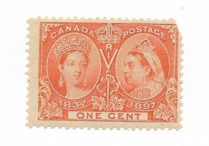 Canada #31 The 1897 Jubilee 1 Cent Faulty MNH C.V. $75.00