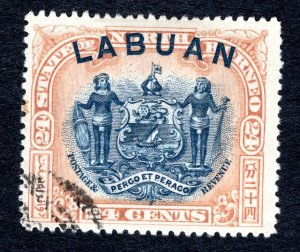 Labuan SC# 84a   F/VF, Used, CV $4.75 ..... 3370026