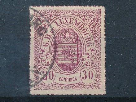 [69246] Luxembourg 1871 Coat of Arms 30 cent  USED VF