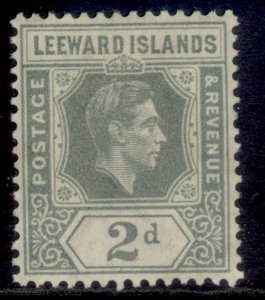 LEEWARD ISLANDS GVI SG103, 2d olive-grey, M MINT. 