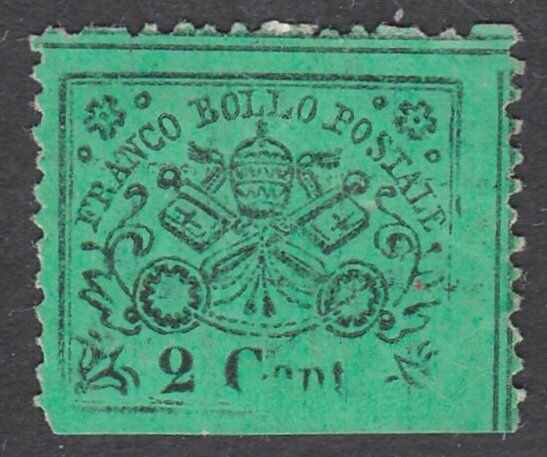 ITALY PAPAL STATES  An old forgery of a classic stamp.......................C202