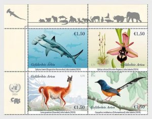 UN / VN (Vienna) - Postfris/MNH - Complete set Endangered Animals 2024