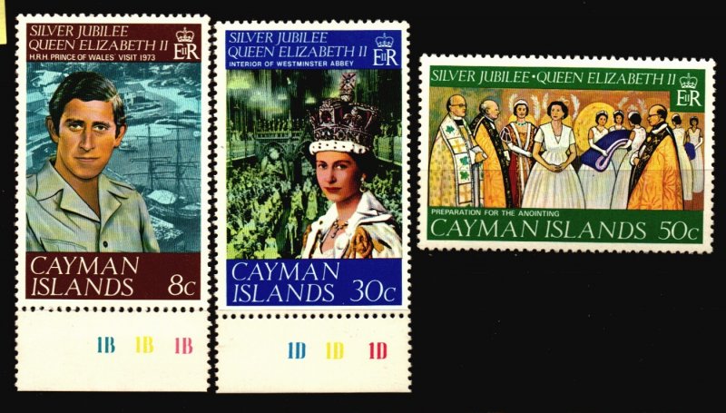 Cayman Islands Unused NH Scott 379 - 381