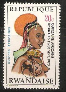 Rwanda MNH 1970 African Woman