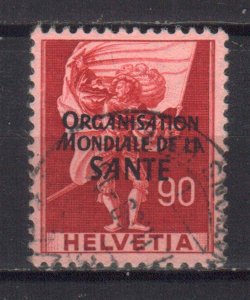 SWITZERLAND STAMPS, 1948-1950 THE WORLD HEALTH ORG. Sc.#5O18. USED