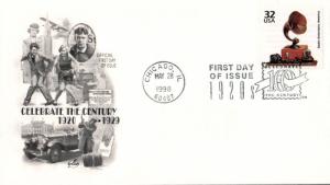 #3184i Radio Entertains America Artcraft FDC