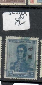 ARGENTINA DEPARTMENTAL MG  SC OD69    VFU       P1025H