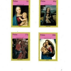 Palau 2005 - Christmas Art - Set of 4 Stamps - Scott #845-8 - MNH