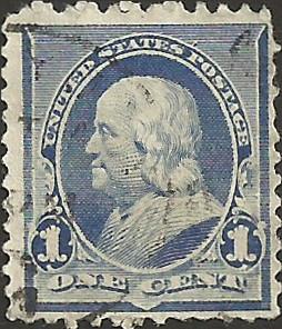 # 219 DULL BLUE USED BEN FRANKLIN SCV-0.75