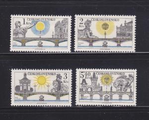 Czechoslovakia 2181-2184 MH Bridges