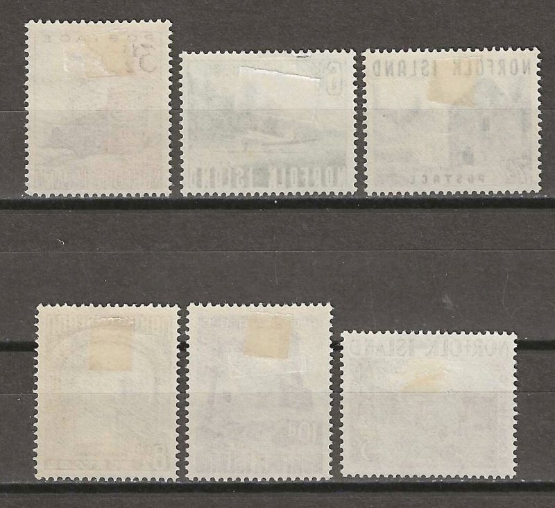 NORFOLK ISLAND 1953 SG 13/18 MINT