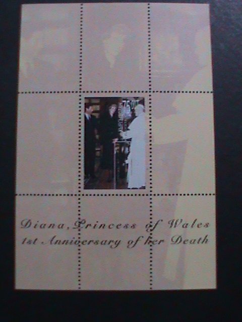 KRGYSTAN -1ST ANNIVERSARY DEATH OF PRINCESS OF WALES-DIANA MNH S/S VF