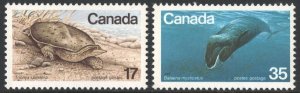 Canada SC#813-814 17¢-35¢ Endangered Wildlife: 3rd Series (1979) MNH