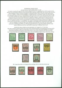 Mafeking Siege/Bechuanaland. Fresh mint examples to 1/-. Neatly displayed on...