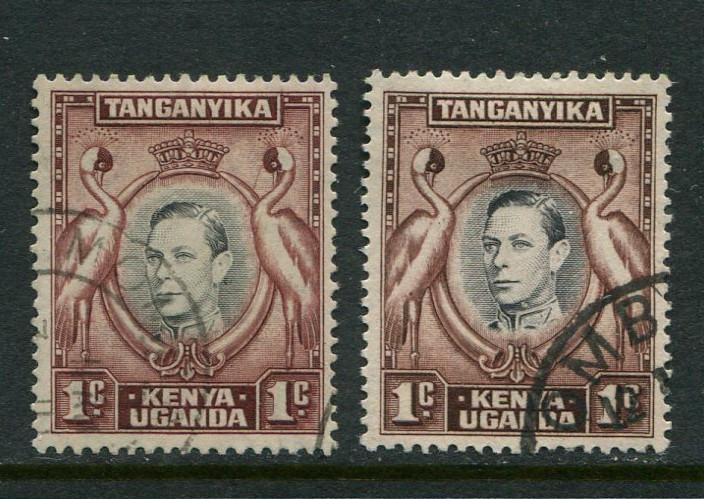 Kenya Uganda & Tanzania #66 + 66a Used