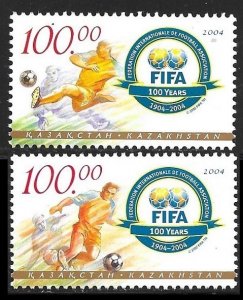 2004 Kazakhstan 468-469 100 years Futbool of Organization FIFA 5,00 €