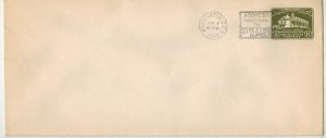 1932 EMBOSSED GEORGE WASHINGTON ENVELOPE FDC U523 #10 ENV Washington DC 11