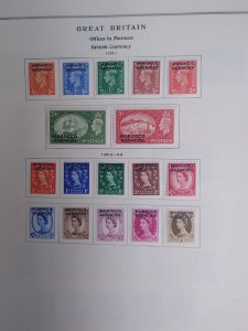 collection on pages Great Britain offices in Morocco HX: CV $196