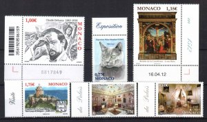 MONACO STAMPS. 2012, MNH