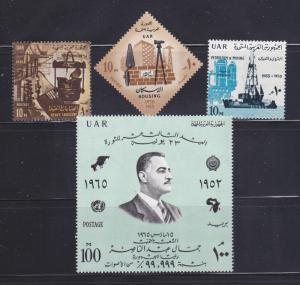 Egypt 670-673 Set MNH Various