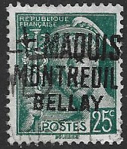 COLLECTION LOT 8551 FRANCE RESISTANCE OVERPRINT