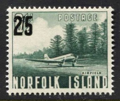 STAMP STATION PERTH Norfolk Island #27 Surcharge Issue MNH - CV$6.00