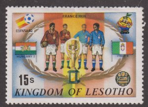 Lesotho 363c World Cup Soccer 1982