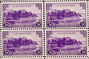 801 Puerto Rico Territory MNH 3 c Sheet of 50 1937