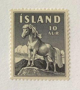 Iceland 1958 Scott 311 MH - 10aur,   Icelandic Pony