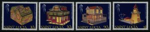 St Lucia 949-52 MNH Christmas Lantens