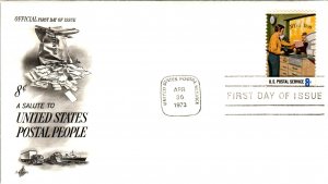 US 1489-1498 Postal People Artcraft Set of Ten U/A FDC