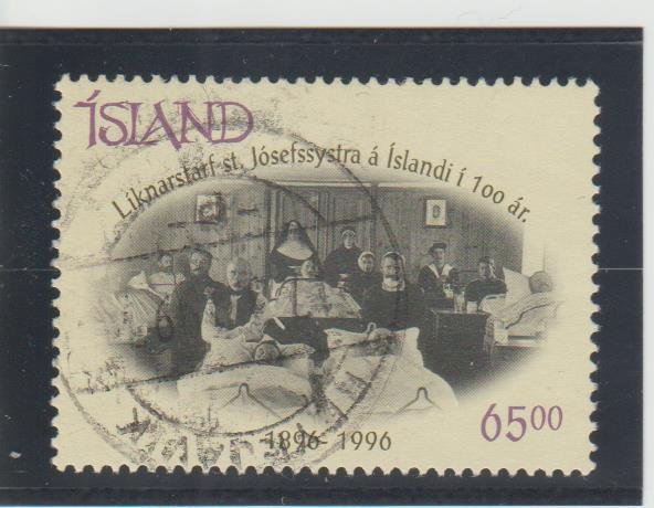 Iceland  Scott#  828  Used  (1996 Order of the Sisters of St. Joseph)