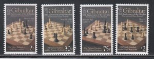 Gibraltar # 1310-1313, International Chess Festival, Mint NH, 1/2 Cat.