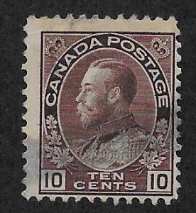 CANADA SC# 116 F/U 1912