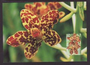 Australia Orchids Postal Card FDC