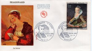 FRANCE  1972 French Art  FDC14316